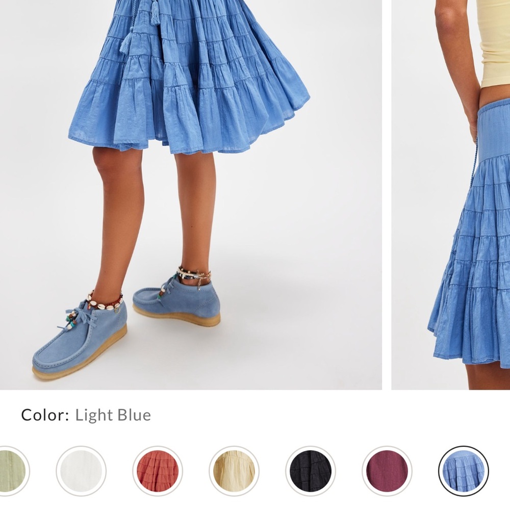 Many layers midi skirt - denim ( this is sold out online)